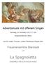 Adventsmusik mit offenem Singen. Samstag, 16. Dezember 2017, 17 Uhr. Augustinerkirche, Mainz