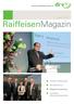 RaiffeisenMagazin. Deutscher Raiffeisentag. Wirtschaftsforum. Mitgliederversammlung. Fachtagung Winzergenossenschaften