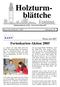 Holzturmblättche. Ferienkarten-Aktion Neues aus K07. September/Oktober 2005 Jahrgang 20. Mitteilungsblatt des DARC - Ortsverband Mainz-K07