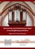 Renovierung und Erweiterung der Orgel in Kreuzauffindung Kastellaun. Tragen auch Sie Ihren Teil dazu bei!