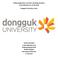 Erfahrungsbericht zu meinem Auslandssemesters bis zum Dongguk University, Korea