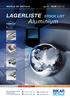 Aluminium LAGERLISTE STOCK LIST WORLD OF METALS. BIKAR-METALLE GmbH Industriestraße D Bad Berleburg.