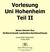 Vorlesung Uni Hohenheim Teil II