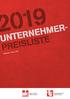 UNTERNEHMER- PREISLISTE