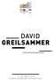 DAVID GREILSAMMER 19. OKTOBER 2018 ELBPHILHARMONIE KLEINER SAAL