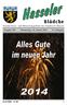 Blädche. Nachrichten- und Mitteilungsblatt des Stadtteils Hassel Ausgabe 304 Donnerstag, 16. Januar Jahrgang. Hasseler Blädche - Nr.
