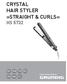 CRYSTAL HAIR STYLER»STRAIGHT & CURLS«HS 5732