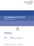 Qualitätsbericht 2014 nach der Vorlage von H+
