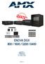 ENOVA DGX 800 / 1600 / 3200 / AROCOM AG Pfeffingerstrasse Reinach-Basel Tel. +41 (0) Fax. +41 (0) Version 1.