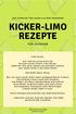 KICKER-LIMO REZEPTE. Liebe Kicker,