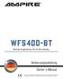 WFS400-BT. ampire. Owner s Manual. Bedienungsanleitung. German Engineering. Out of the ordinary.