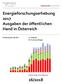 Energieforschungserhebung 2017 Ausgaben der öffentlichen Hand in Österreich