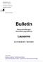 Bulletin. Lausanne. Neuanschaffungen Nouvelles acquisitions. Nr. 07 ( ) B u n d e s g e r i c h t. T r i b u n a l f é d é r a l