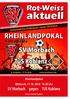 Vereinsheft des SV Morbach Saison 2018/2019. Rheinlandpokal. SV Morbach e.v. TuS Koblenz. 8. Ausgabe