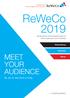 ReWeCo 2019 Deutschlands erste Kongressmesse für Rechnungswesen und Controlling