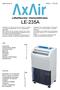 Luftentfeuchter / Déshumidificateur LE-235A