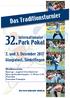 Das Traditionsturnier 32. Internationaler. Park Pokal. 2. und 3. Dezember 2017 Glaspalast, Sindelfingen. Info: