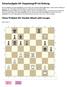 Schachaufgabe 69: Doppelangriff mit Reung. Chess Problem 69: Double Aack with escape
