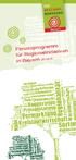 Fitnessprogramm für Regionalinitiativen in Bayern 2014/15