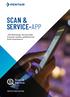 SCAN & SERVICE-APP. Alle Werkzeuge, die Sie jemals brauchen werden, griffbereit auf Ihrem Smartphone WATER PURIFICATION