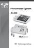Photometer-System AL450. Bedienungsanleitung