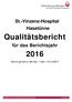 St.-Vinzenz-Hospital Haselünne. Qualitätsbericht. für das Berichtsjahr. Bericht gemäß 136b Abs. 1 Satz 1 Nr.3 SGB V