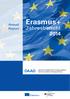 Annual Repor t. Erasmus+ Jahresbericht 2014