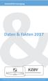 Zahnärztliche Versorgung Daten & Fakten 2017