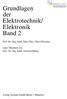 Grundlagen der Elektrotechnik/ Elektronik Band 2