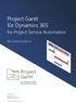 Project Gantt für Dynamics 365