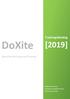 Trainingskatalog. DoXite [2019] Übersicht der Kurse und Termine