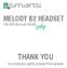 MELODY B2 HEADSET. 2play FOR SPECTACULAR SOUND THANK YOU. for choosing a quality product from 4smarts