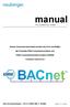 Dieses Dokument beschreibt die BACnet PICS und BIBBs. der Produkte PMC2 Automationsstation und. PMC2 Kompaktautomationsstation DR4000