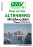 Info.Mail Entgelt bezahlt. Österreichische Post AG ALTENBERG. Mitteilungsblatt Winter 2013/14. Blick auf den Dachstein