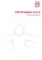 CAS Produkte x Versionsinformationen