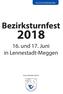 Ausschreibung. Bezirksturnfest. 16. und 17. Juni in Lennestadt-Meggen. Ausrichtender Verein e.v.