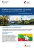 Markterkundungsreise Myanmar Wasser- und Abwasserwirtschaft, November 2018