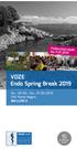 VDZE Endo Spring Break 2019