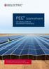 PEG Solarkraftwerk DIE REVOLUTION IM SOLARKRAFTWERKSBAU. Niedrigste Kosten für Strom mit einer revolutionären Solarkraftwerks-Technologie