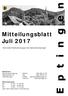 Mitteilungsblatt Juli 2017