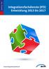 Integrationsfachdienste (IFD) Entwicklung 2013 bis 2017