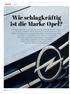 Wie schlagkräftig ist die Marke Opel?