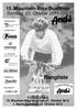 15. Mountain-Bike Duathlon. Sonntag, 23. Oktober Hauptsponsor: Co-Sponsoren: Rangliste. Verpflegung: Signalisation: