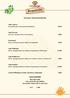 Unsere Sommerkarte. Salat Caprese 8,50. Salat Ruccola 8,90. Salat Mediterran Bunte, knackig marinierte Salate mit Thunfisch, Oliven, Zwiebeln & Ei