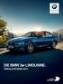 Freude am Fahren. DIE BMW 3er LIMOUSINE. PREISLISTE MÄRZ 2017.