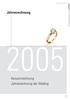 Jahresrechnung. Swatch Group Geschäftsbericht 2005 JAHRESRECHNUNG. Konzernrechnung Jahresrechnung der Holding