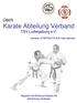 ÜBER Karate Abteilung Verband TSV Ludwigsburg e.v.