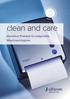 clean and care Innovative Produkte für zeitgemäße Waschraumhygiene