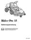 Rider Pro 15. Bedienungsanweisung