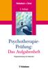 Rettenbach Christ. 3. Auflage. Psychotherapie- Prüfung: Das Aufgabenheft. Fragensammlung mit Antworten
